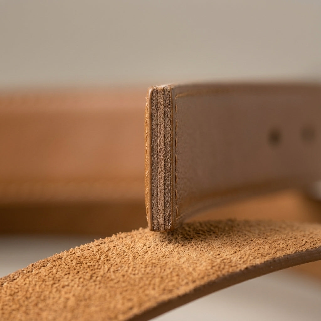 Men's Leather Belt – Tan Brown