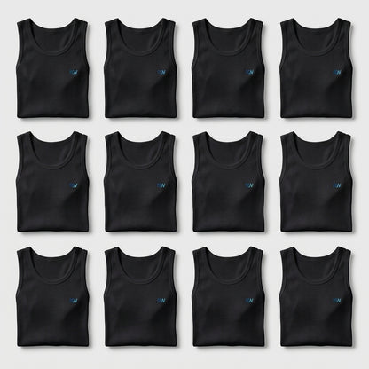 Organic Cotton Tank Top for Men– Sleeveless Undershirt Vest