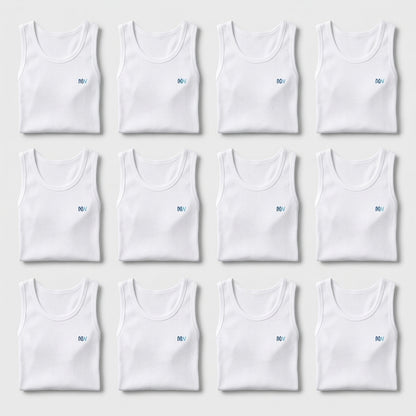 Organic Cotton Tank Top for Men– Sleeveless Undershirt Vest