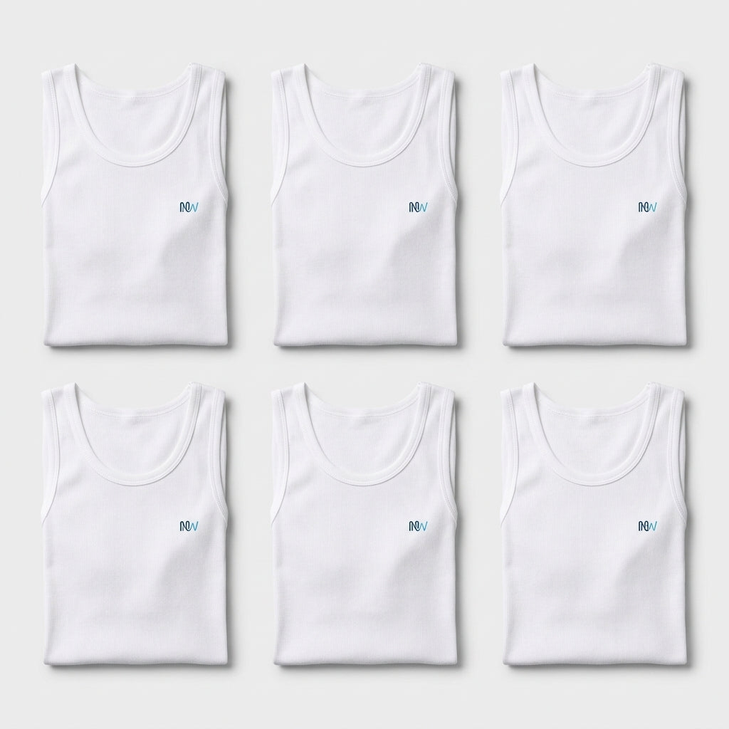 Organic Cotton Tank Top for Men– Sleeveless Undershirt Vest