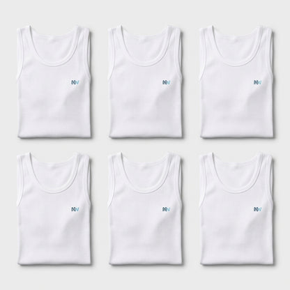 Organic Cotton Tank Top for Men– Sleeveless Undershirt Vest