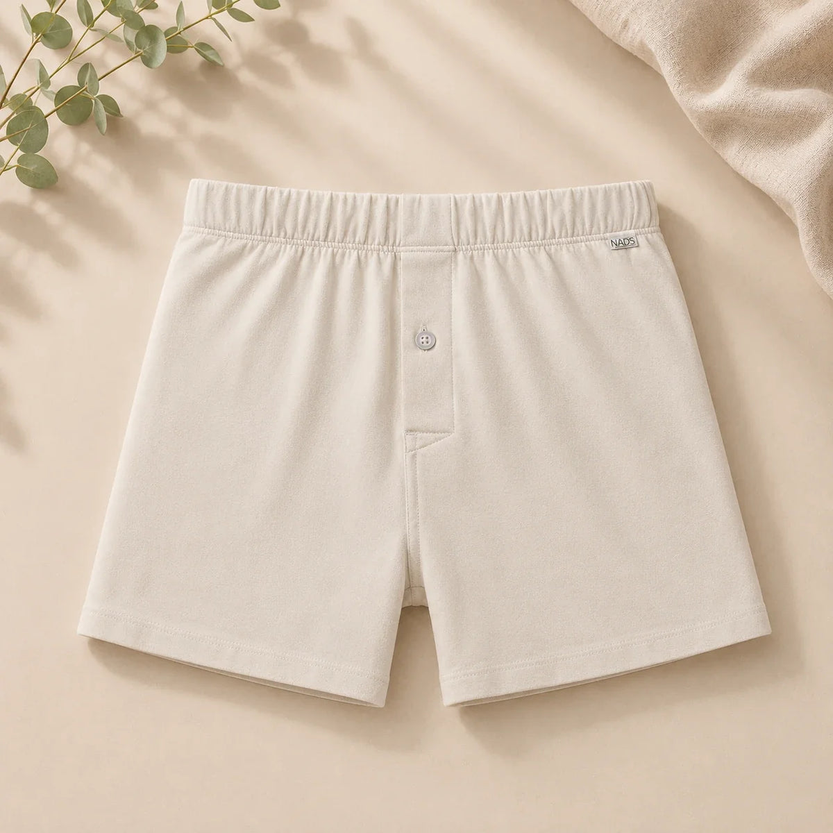 Organic Cotton Boxers - Covered Waistband