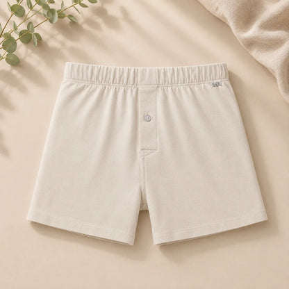 Organic Cotton Boxers - Covered Waistband