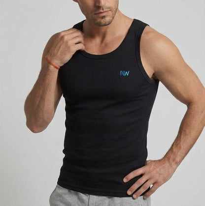 Organic Cotton Tank Top for Men– Sleeveless Undershirt Vest