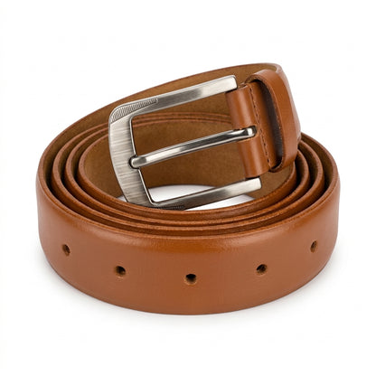 Men's Leather Belt – Tan Brown