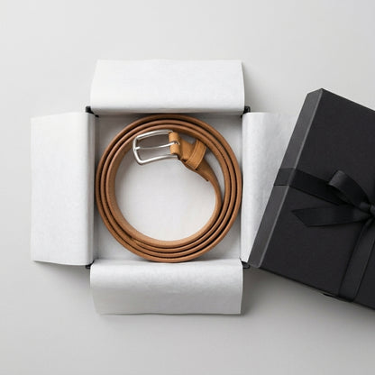Men's Leather Belt – Tan Brown