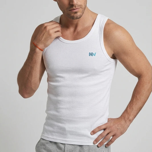 Organic Cotton Tank Top for Men– Sleeveless Undershirt Vest
